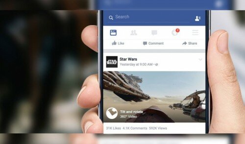Facebook launches new 360-degree video capability for its news feed