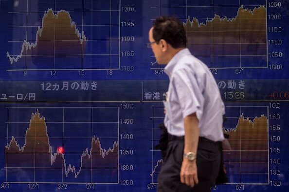 Asian shares dip on global growth concerns, US selloff photo