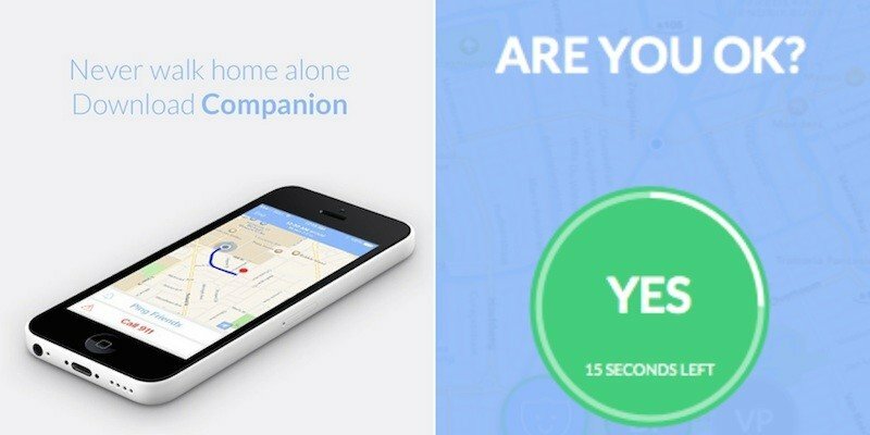 New app lets users virtually walk their friends home at night photo