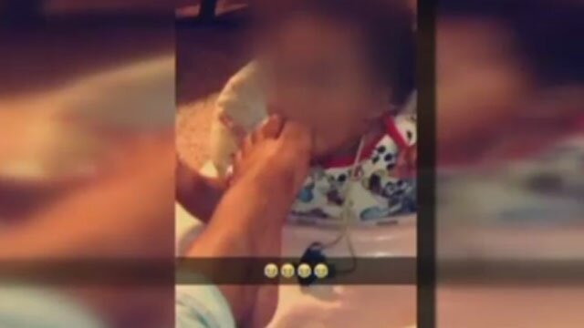 Picture Shows Person Sticking Toe In Baby’s Mouth At Gaffney Home photo